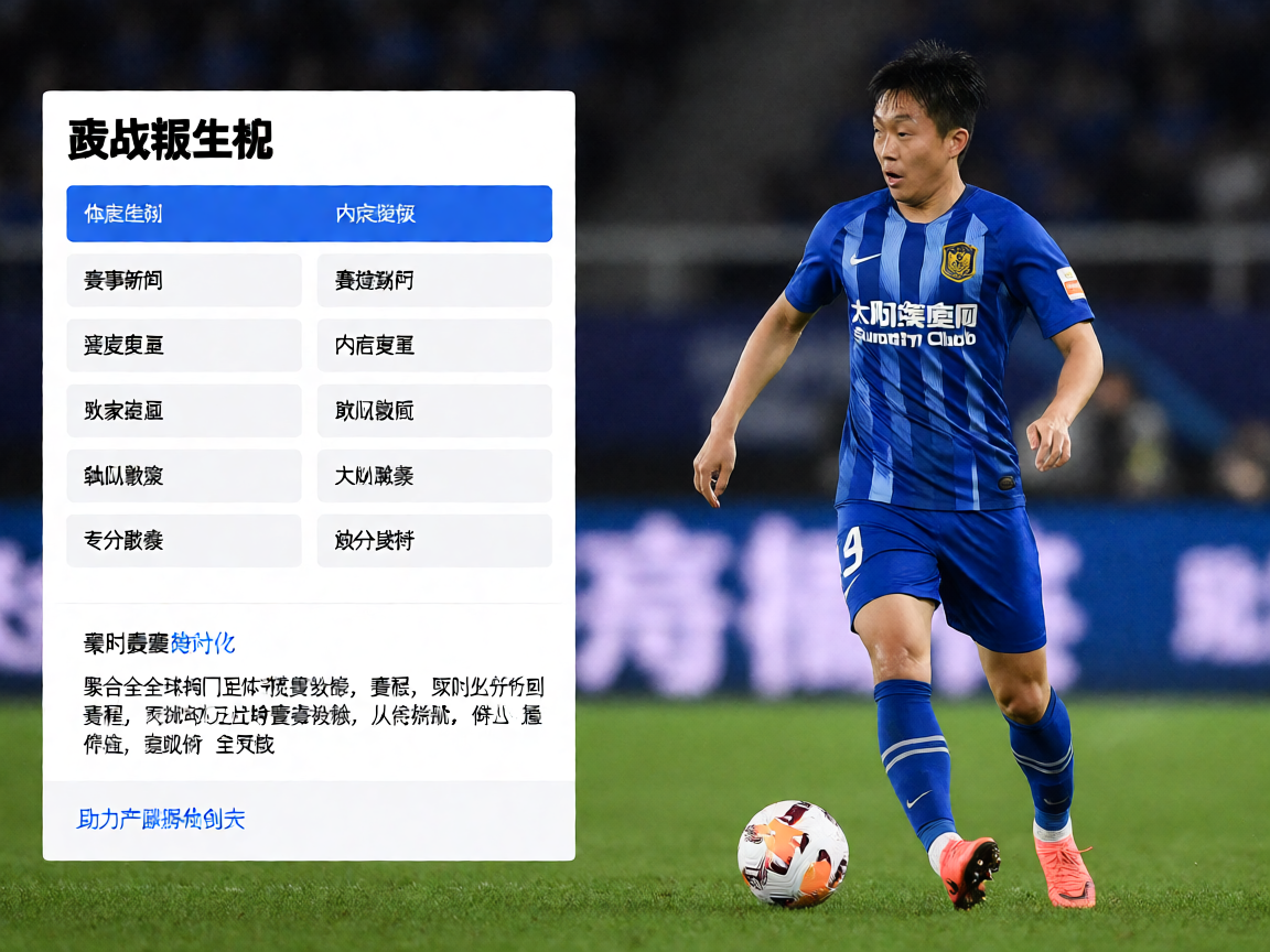 体育内容生态解决方案-资讯战报分析